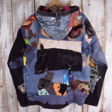 画像2: Bizzrad "Patchworked denim Jacket" パッチワーク デニムジャケット (2)