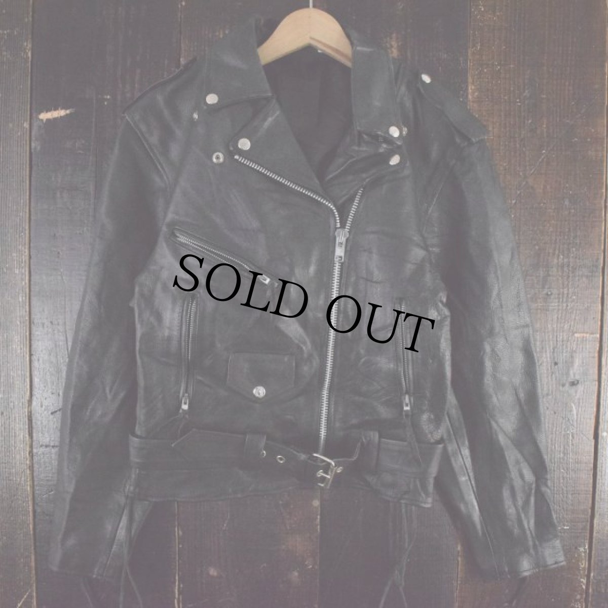 画像2: "Made in Heaven" ハンドペイントダブルライダースジャケット (2)