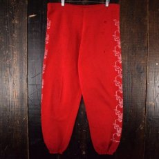 画像1: 80's POWELL PERALTA USA製 SKALL SKATE スウェットパンツ L (1)