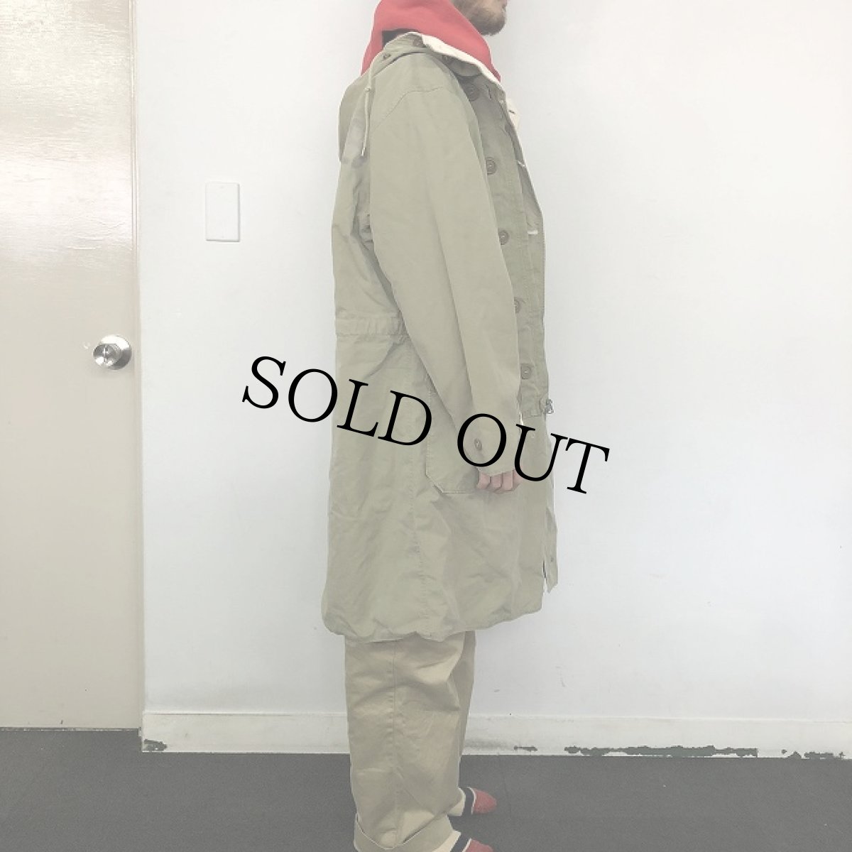 画像4: 40's U.S.ARMY 山岳部隊 ステンシル入り リバーシブルオーバーコート (4)