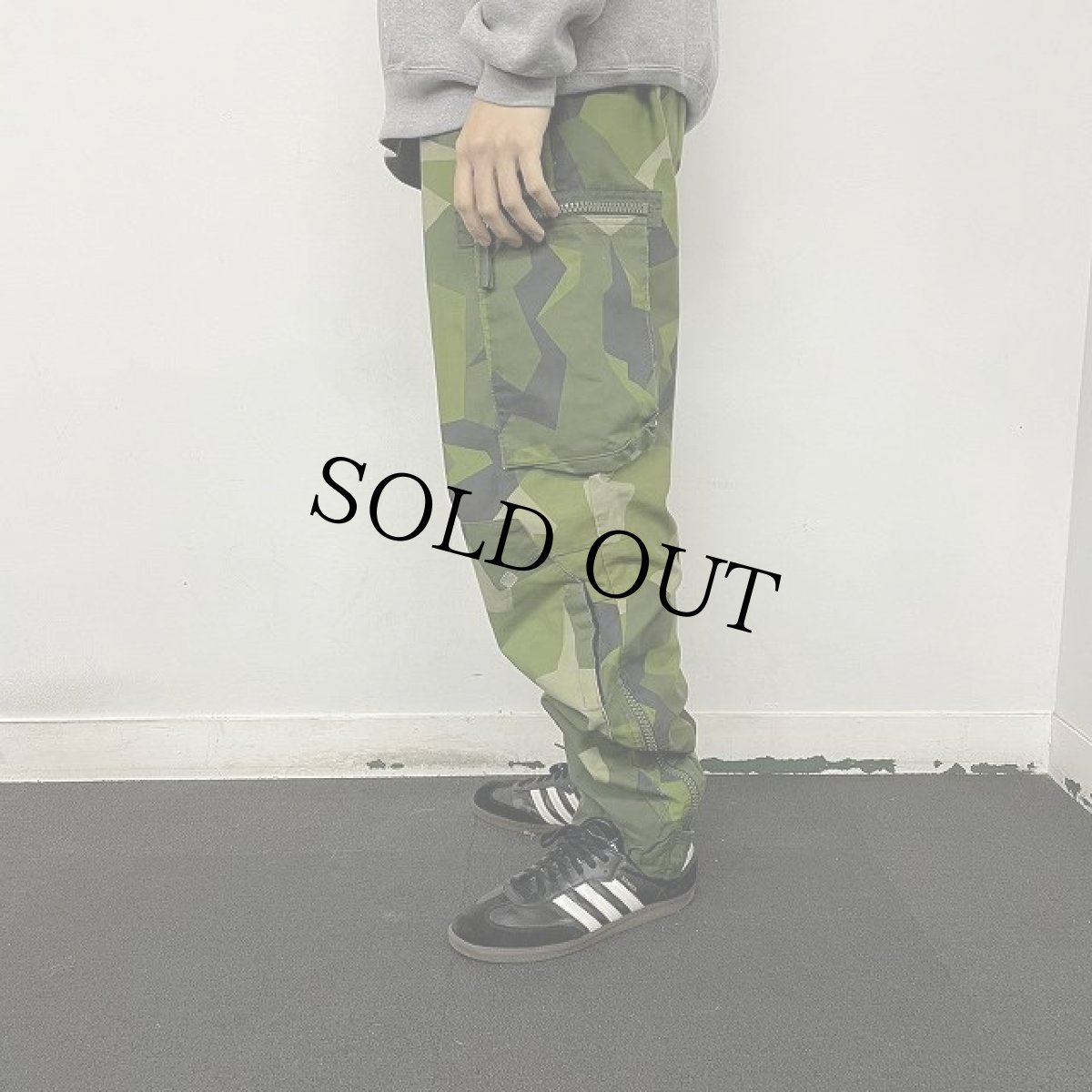 画像4: 90's Swedish Military M-90 Splinter Camo Pants W35 (4)