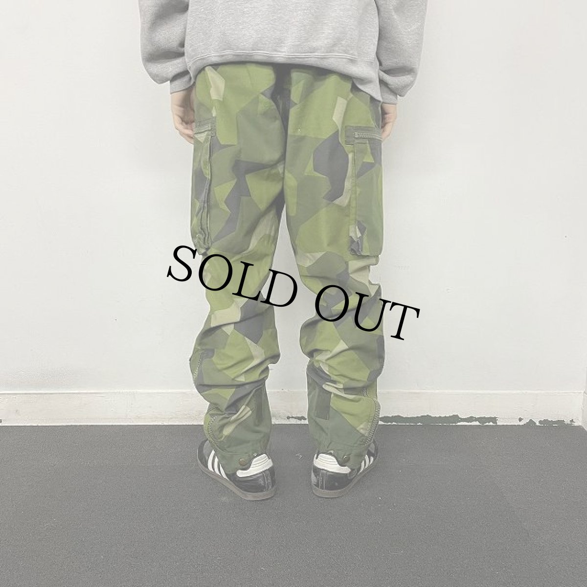 画像5: 90's Swedish Military M-90 Splinter Camo Pants W35 (5)