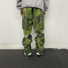 画像5: 90's Swedish Military M-90 Splinter Camo Pants W35 (5)