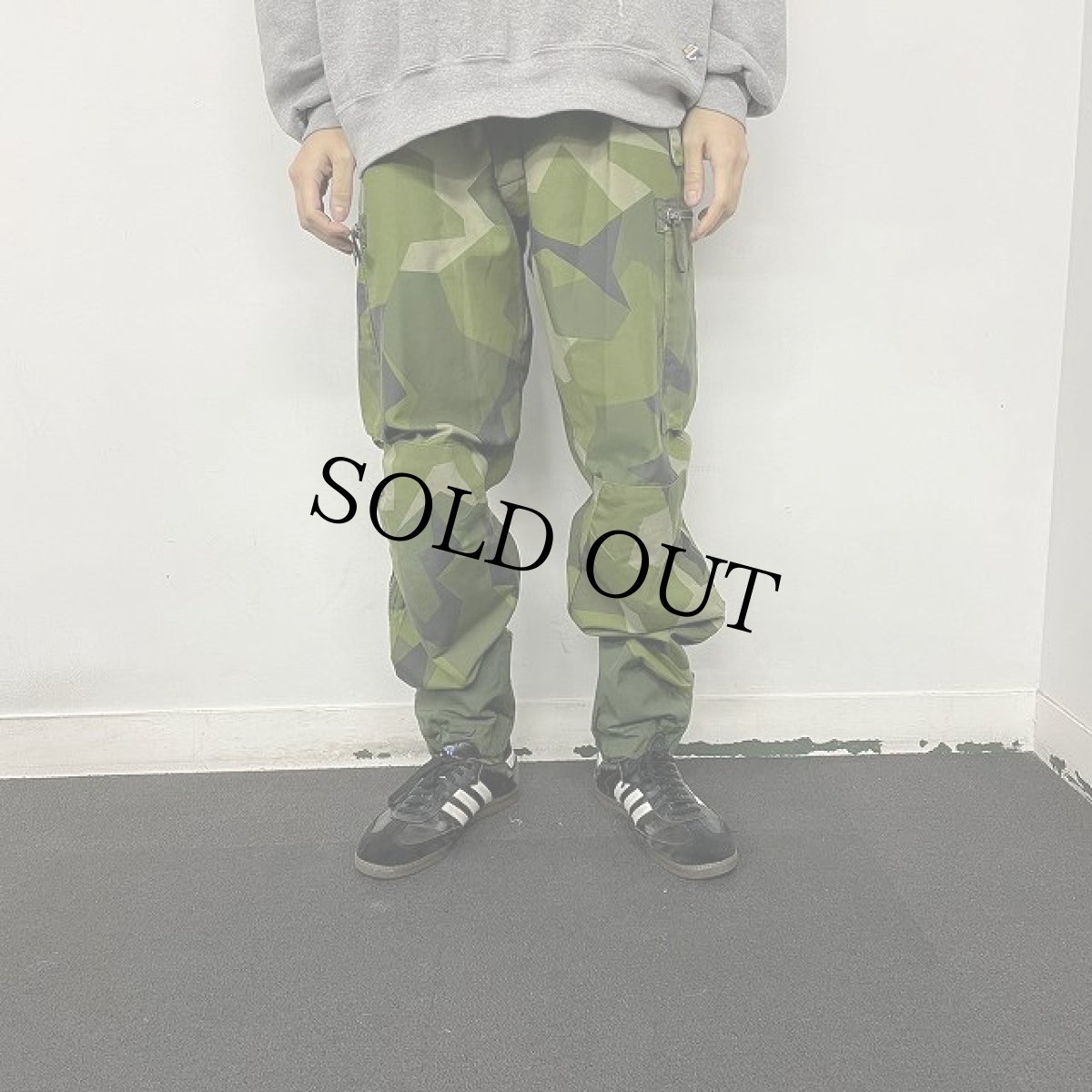画像3: 90's Swedish Military M-90 Splinter Camo Pants W35 (3)