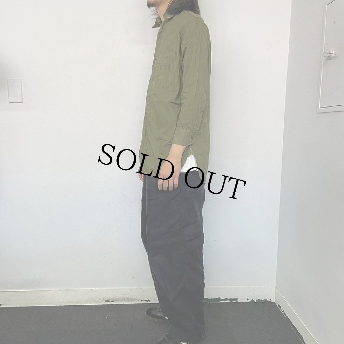 画像4: 40's U.S.NAVY N-3 Cotton Poplin Utility Shirts (4)