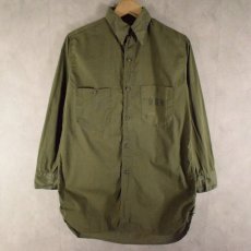 画像2: 40's U.S.NAVY N-3 Cotton Poplin Utility Shirts (2)