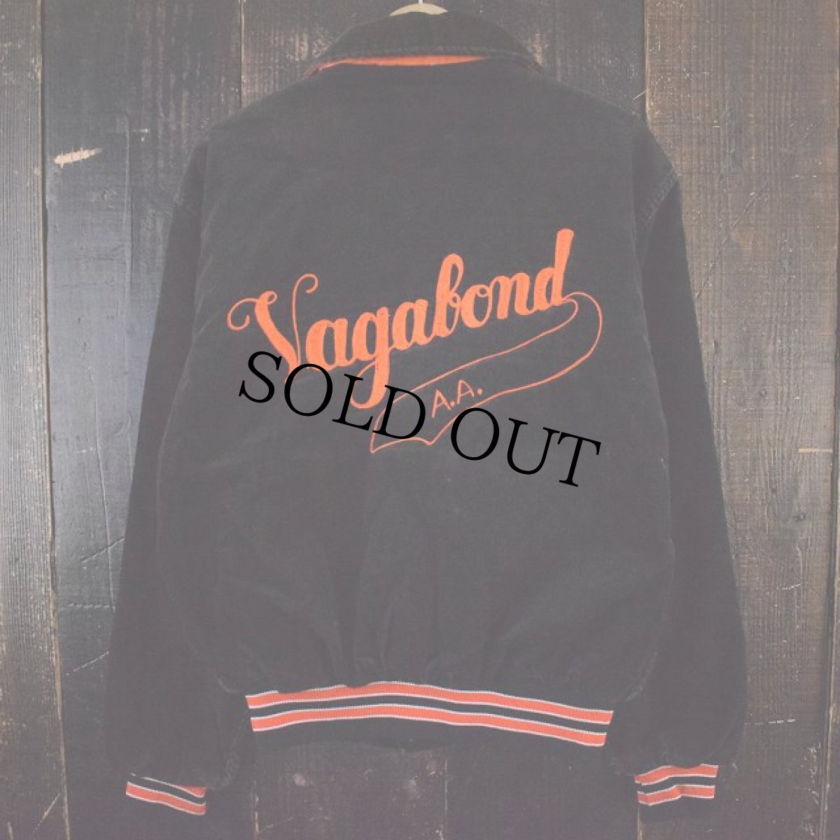 画像2: 80's Rennoe "Vagabond" チェーン刺繍 コーデュロイスタジャン M (2)