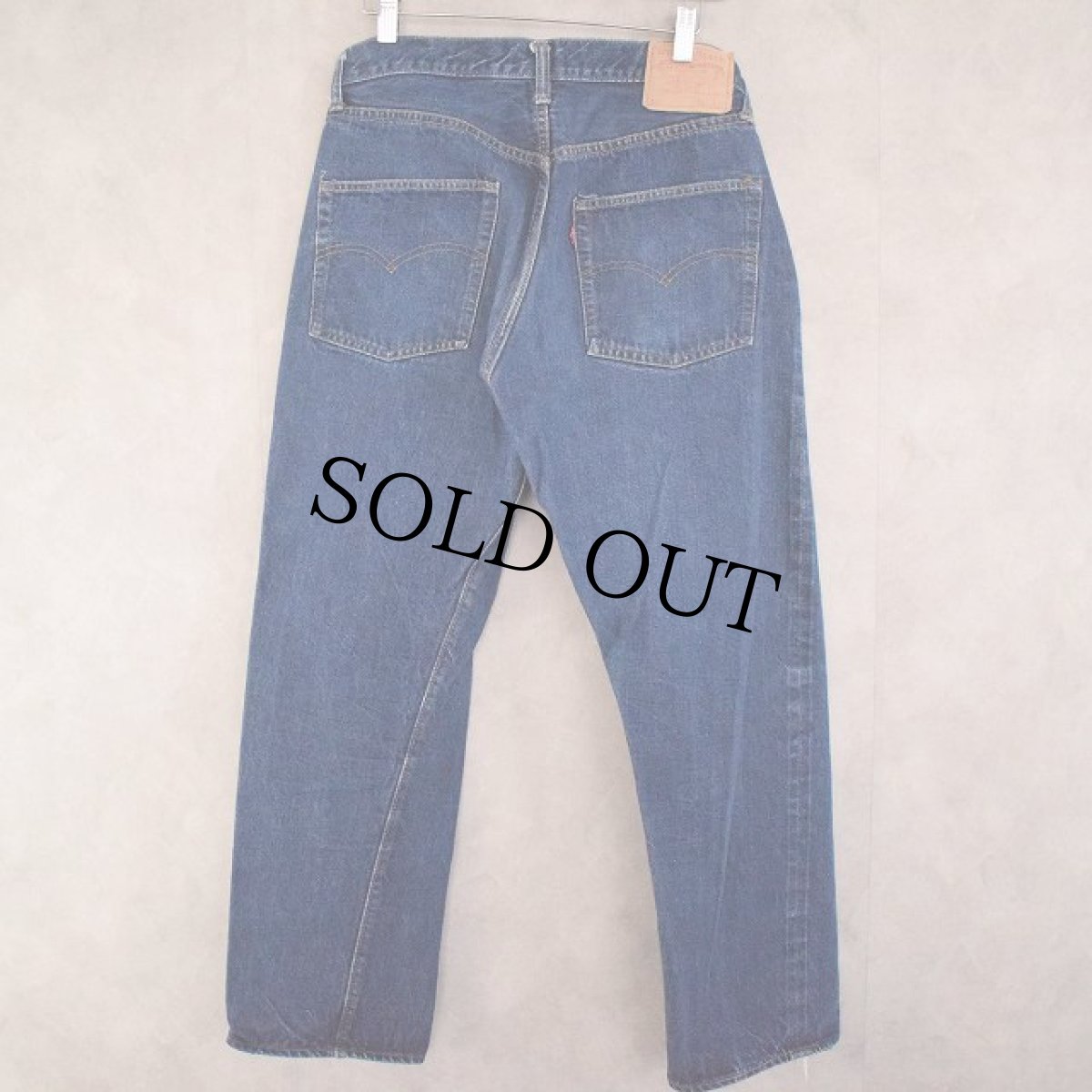 画像2: 60's〜70's LEVI'S 501 BIGE デニムパンツ W31 (2)