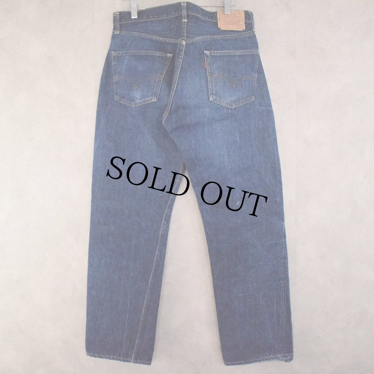 画像2: 60's LEVI'S 501 BIGE S TYPE デニムパンツ W32 (2)