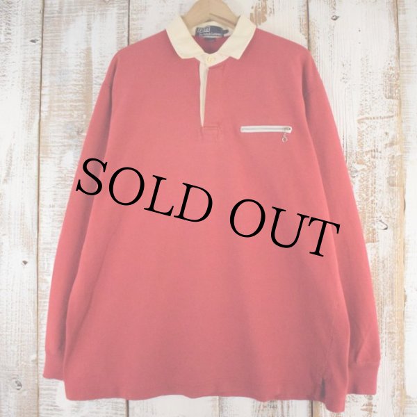 90年代 ポロラルフローレン ラグビー シャツ 赤 レッド