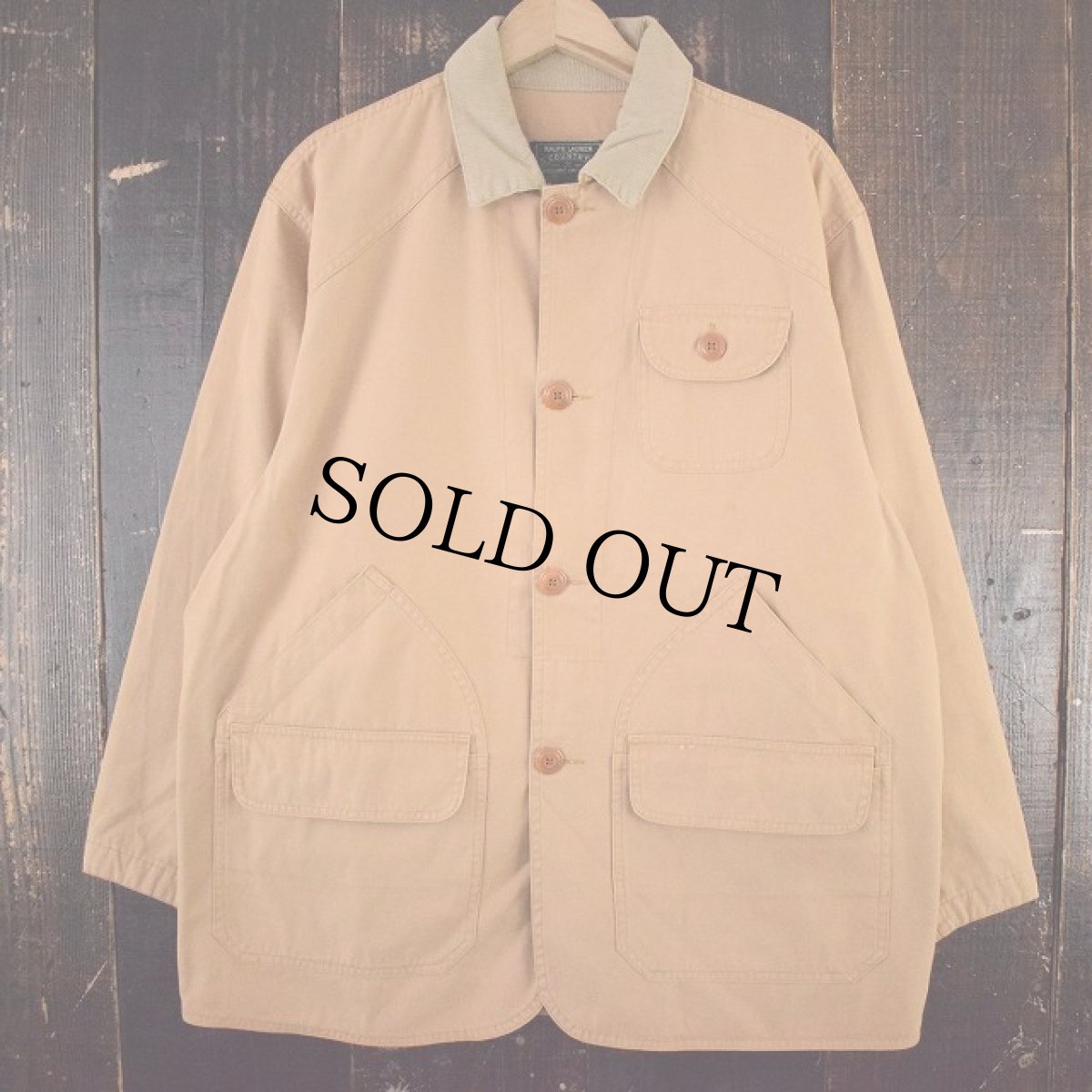 画像2: 80〜90's Ralph Lauren COUNTRY USA製 バックペイントハンティングジャケット S (2)