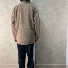 画像4: 90's STUSSY USA製 ブラウンデニムジャケット L (4)