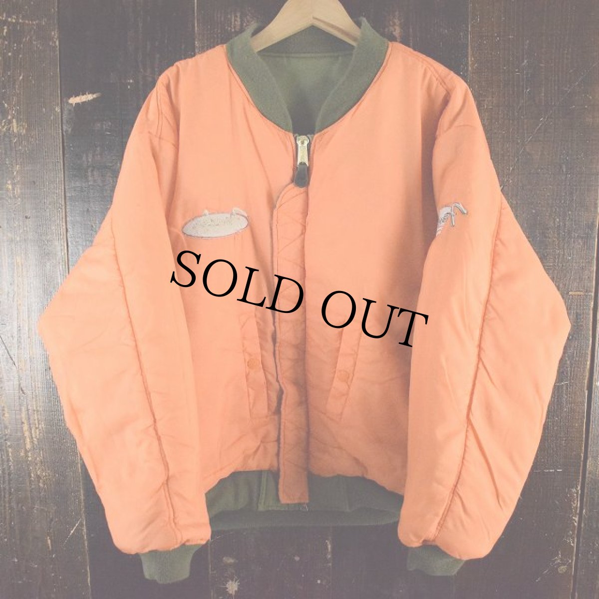 画像2: Fender ギター会社刺繍 MA-1 Type ナイロンジャケット (2)