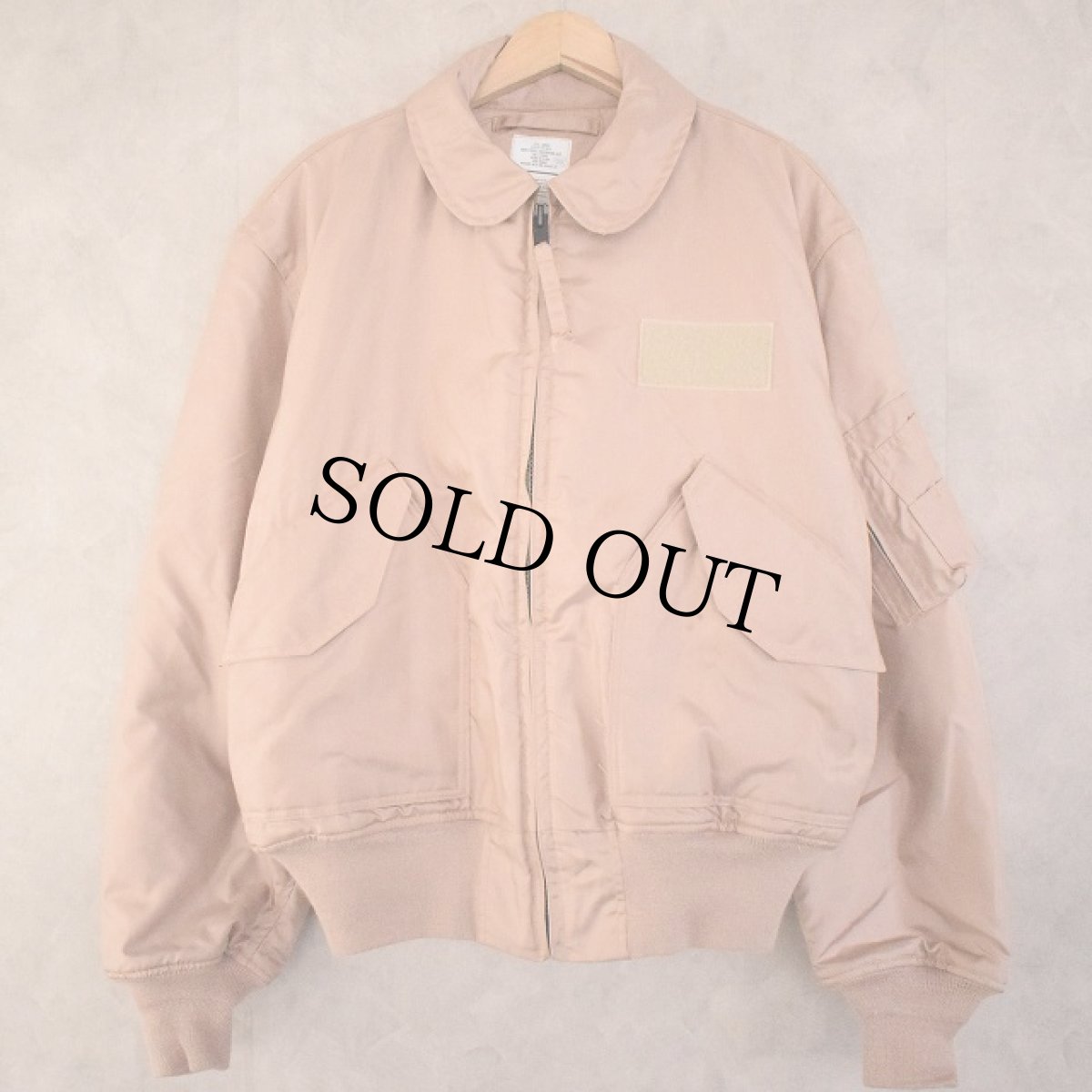 画像1: 2000's U.S.AIR FORCE CWU-45/P Flight Jacket "TAN" LARGE (1)