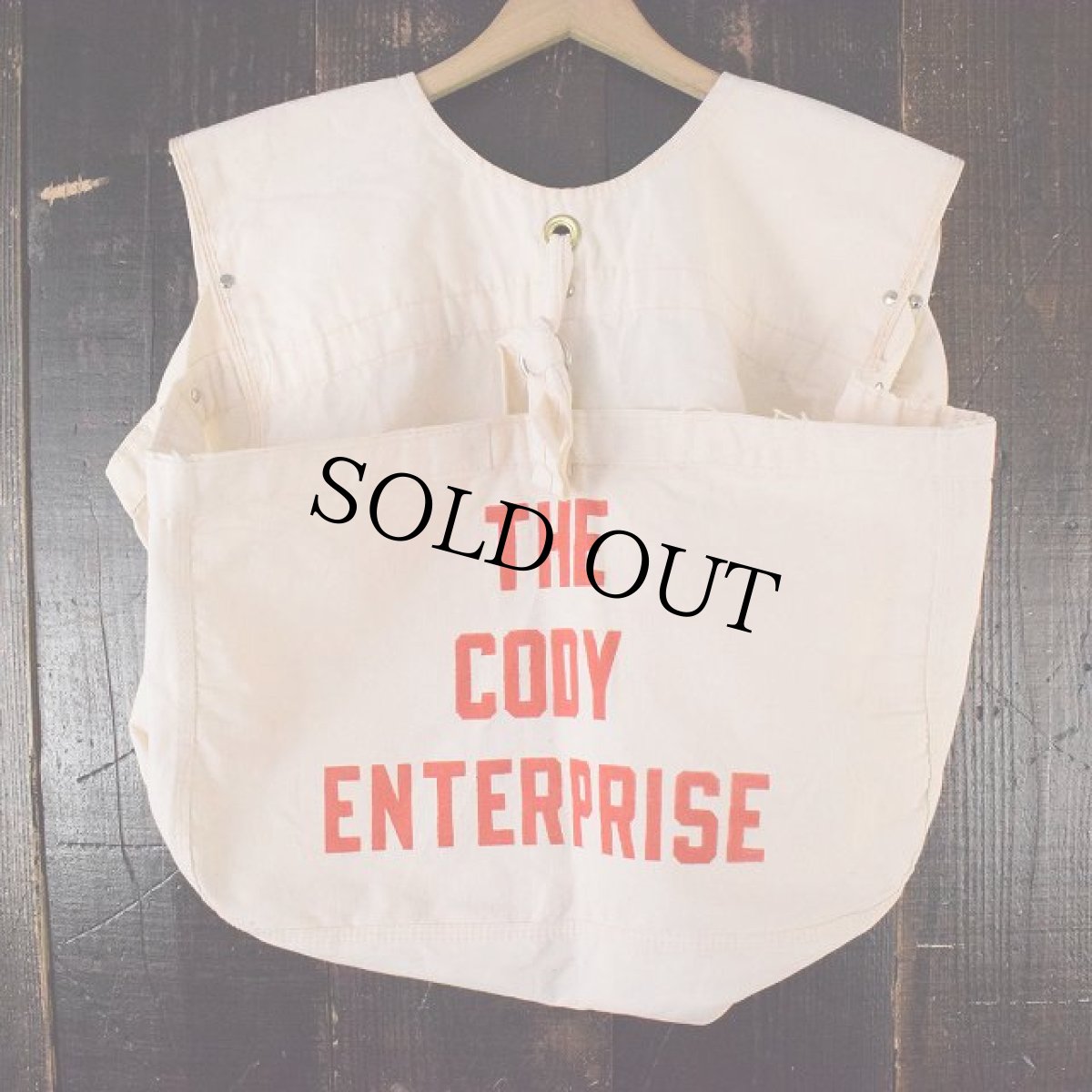 画像1: "THE CODY ENTERPRISE" NEWS PAPER BAG VEST (1)