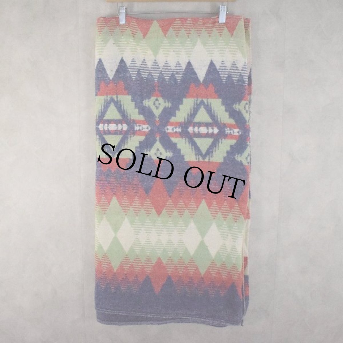 画像2: Beaconパターン ウールブランケット (2)