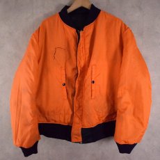 画像2: 90's〜 ALPHA INDUSTRIES,INC. 民間用 MA-1 フライトジャケット XX-LARGE (2)