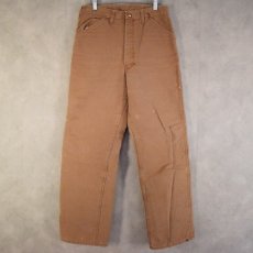 画像1: 70's Carhartt USA製 プリントタグ 裏キルティング ダックペインターパンツ W31 (1)