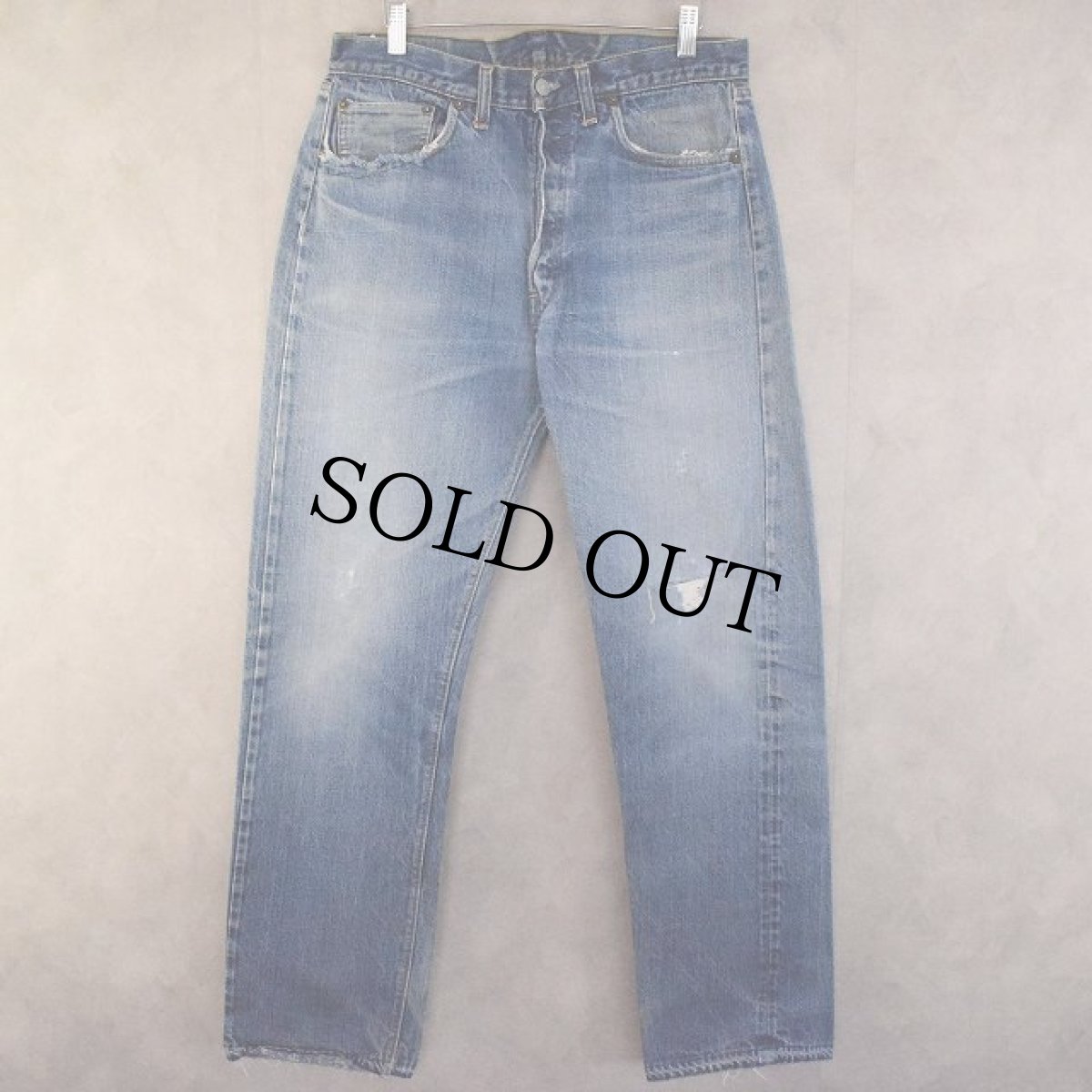 画像1: 70's Levi's 501 66前期 デニムパンツ W34 (1)