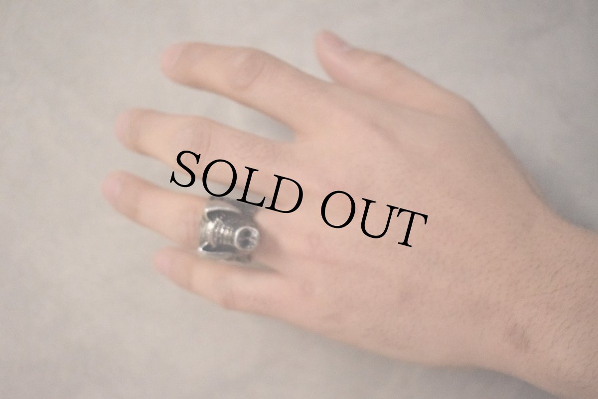 画像2: 80's G&S "ピッグ×ウイング" アニマルモチーフリング 15号 (2)