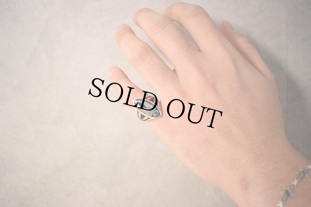 画像2: 80's G&S "イーグル×サンダー" バイカーリング 11号 (2)