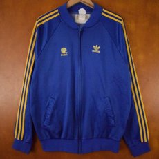 画像1: 70〜80's adidas USA製 "UCLA BRUINS" トラックジャケット 青×黄 XL (1)