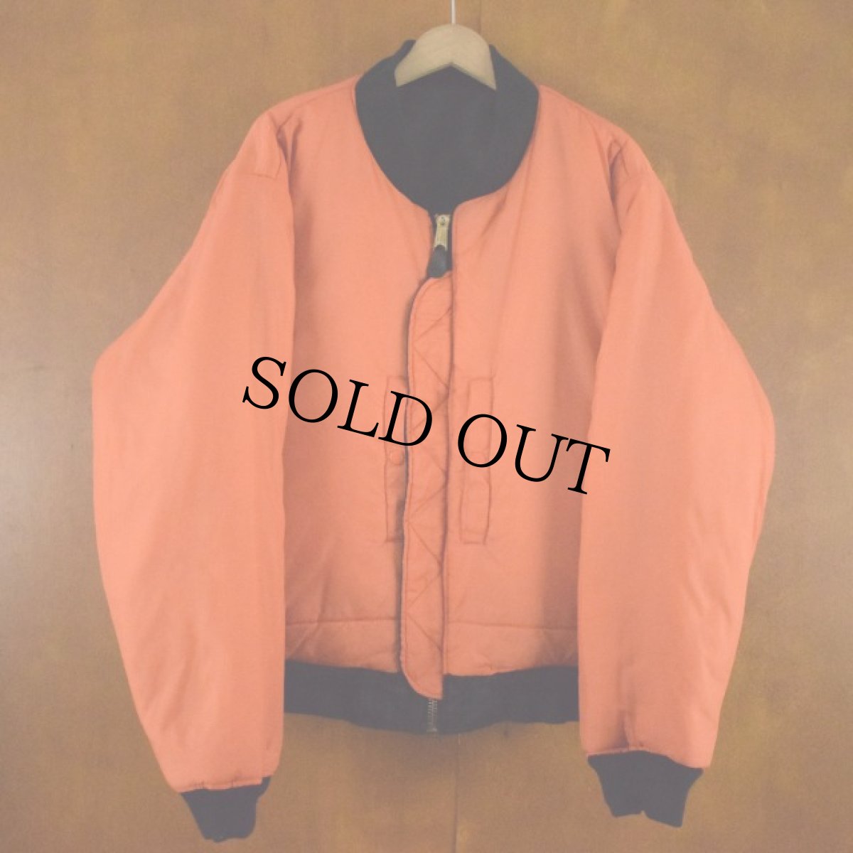 画像2: 90's〜 民間用 MA-1 フライトジャケットL (2)