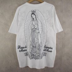 画像2: "Reina de Mexico, Emperatriz de Mundo" マリアプリントTシャツ (2)