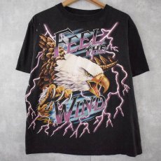 画像1: AMERICAN THUNDER "FEEL THE WIND" 大判プリントTシャツ (1)