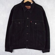 画像1: Levi's 70505 ブラックデニムジャケット XL (1)