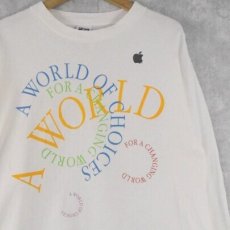 画像1: 90's Apple USA製 "A WORLD OF CHOICES" プリントロンT XL (1)