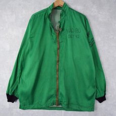 画像1: 60's U.S.NAVY Flight Deck Summer Jacket Green (1)