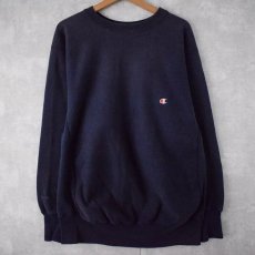 画像1: 90's Champion REVERSE WEAVE USA製 目付き ネイビー XL (1)