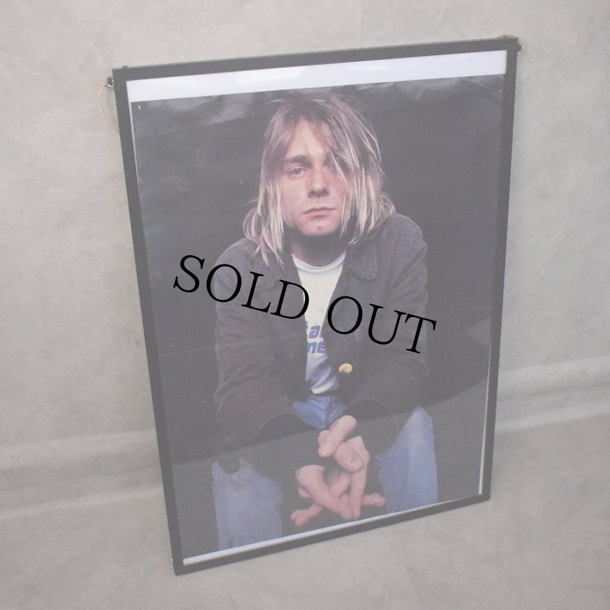 画像1: Kurt Cobain Artist Poster 額付き (1)