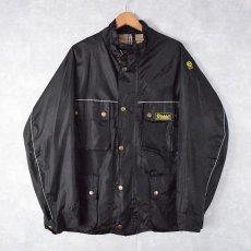 画像1: 90's〜 Belstaff ナイロンジャケット ブラック M (1)