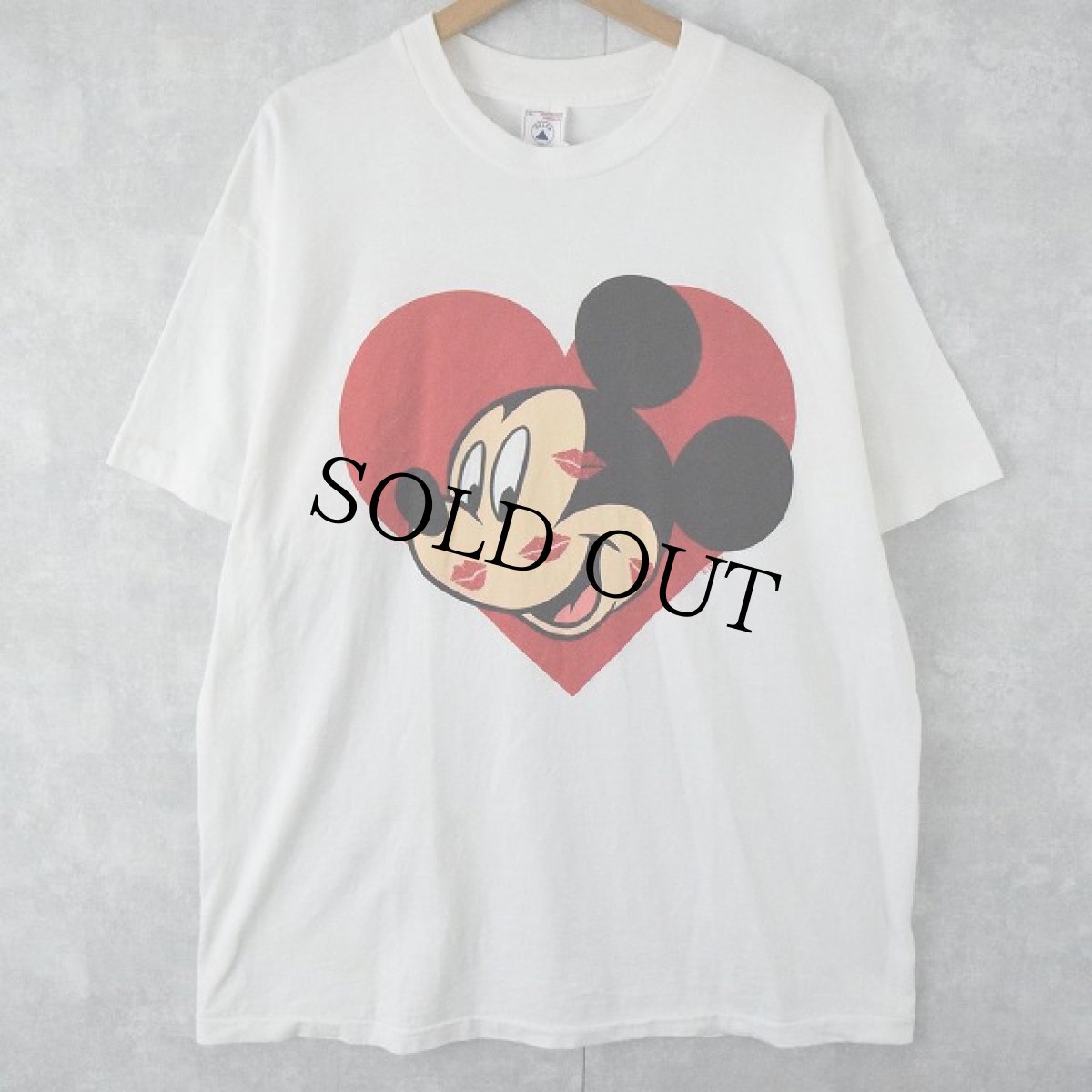 画像1: 90's Disney ミッキーマウス プリントTシャツ XL (1)