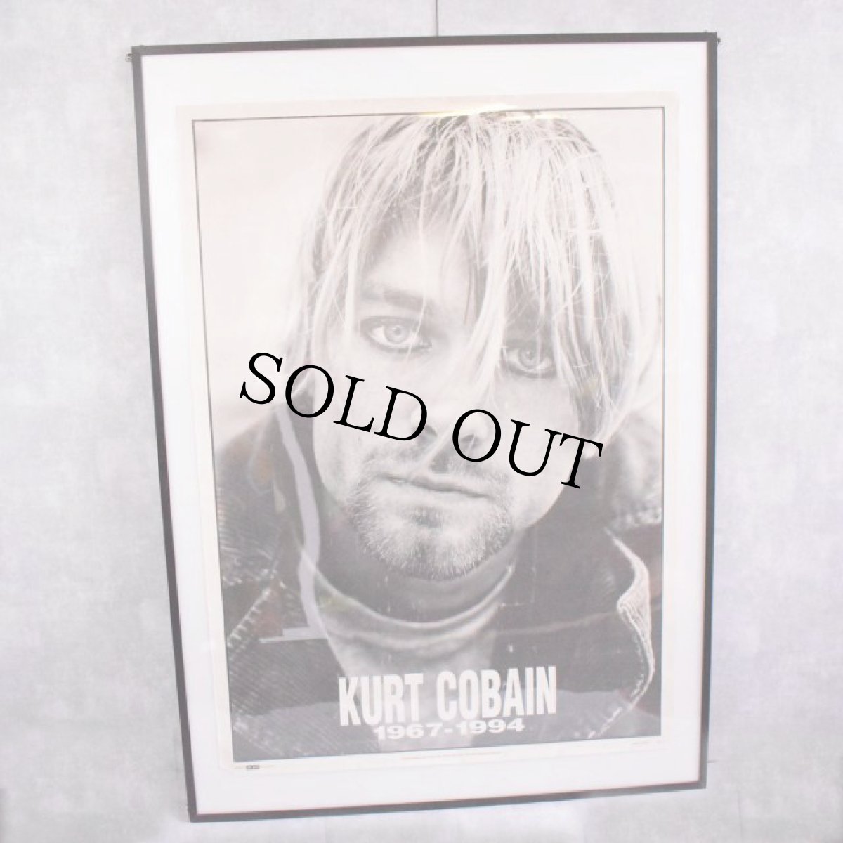 画像1: 1994 Martyn Goodacre "Kurt Cobain" Poster (1)