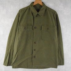 画像1: 50's U.S.ARMY Utility Shirt 1st MEDIUM (1)