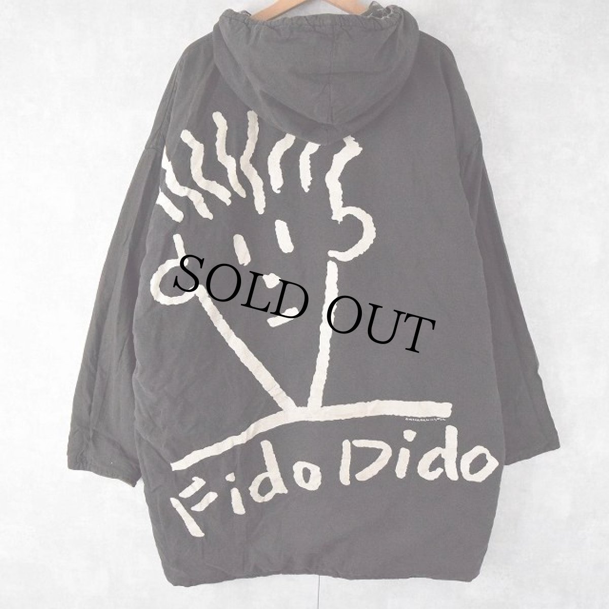 画像3: Fido Dido キャラクター総柄 リバーシブル 中綿コットンパーカ (3)