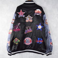 画像2: NEGRO LEAGUES チームロゴワッペン付き 中綿スタジャン 4XL (2)