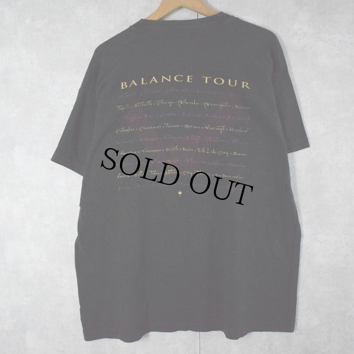 画像2: 90's VAN HALEN USA製 "BALANCE" ロックバンドTシャツ XL (2)