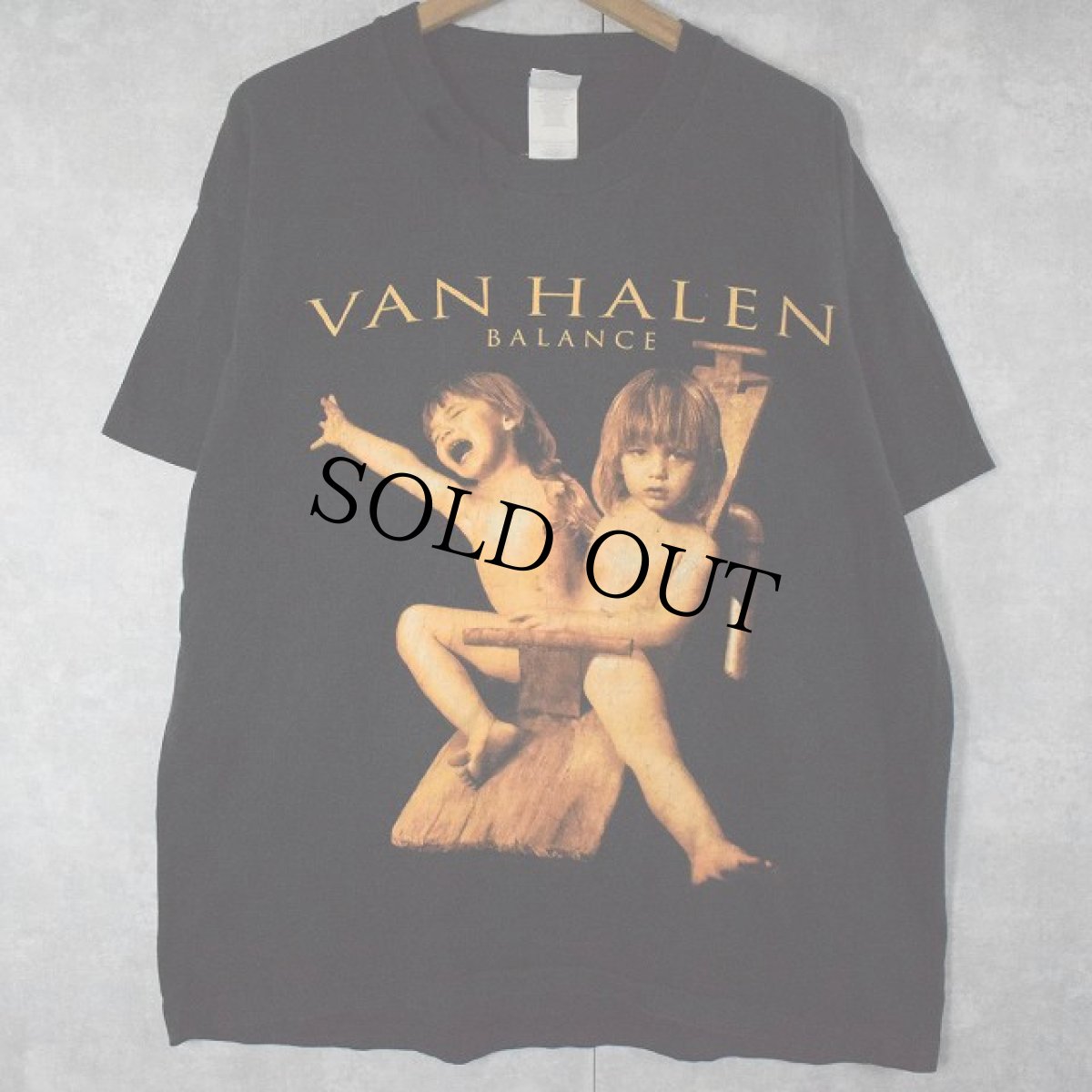 画像1: 90's VAN HALEN USA製 "BALANCE" ロックバンドTシャツ XL (1)