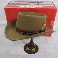 画像1: 60's STETSON 3X ビーバーハット 75/8 (1)