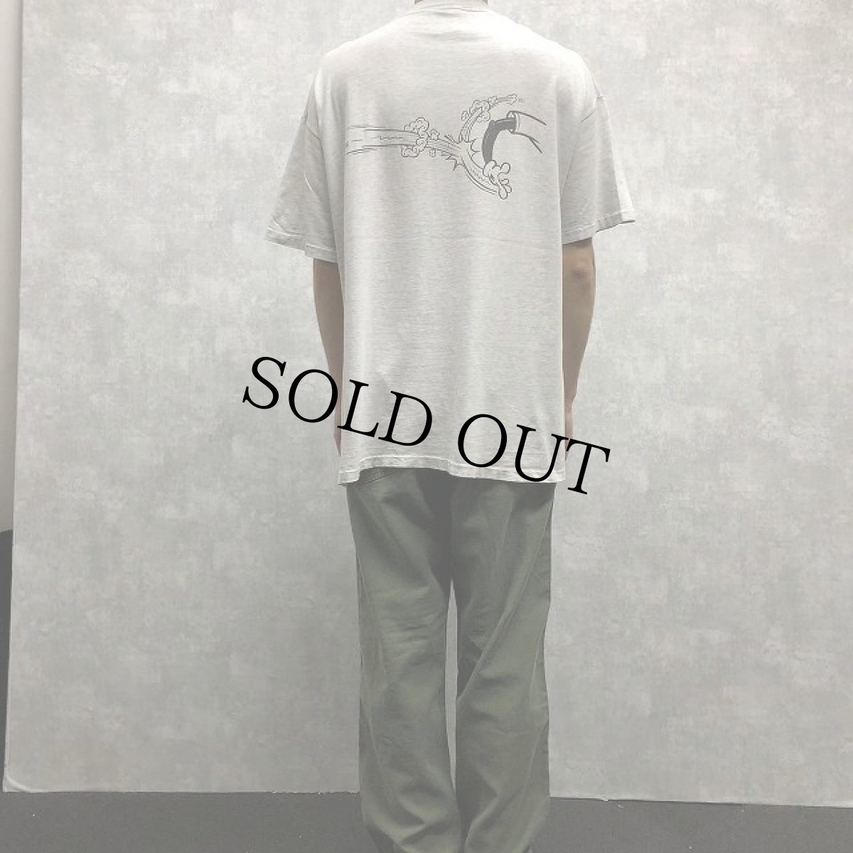 画像5: 90's nervous RECORDS new york USA製 キャラクタープリント ミュージックTシャツ XL (5)