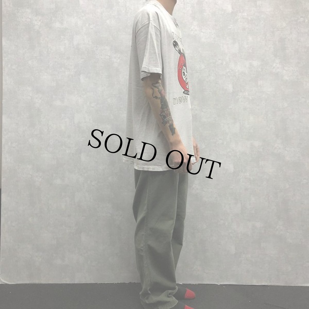 画像4: 90's nervous RECORDS new york USA製 キャラクタープリント ミュージックTシャツ XL (4)