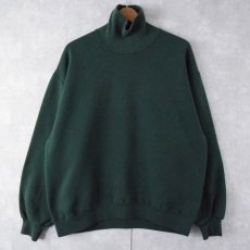 画像1: 90's JERZEES USA製 タートルネック スウェット L (1)