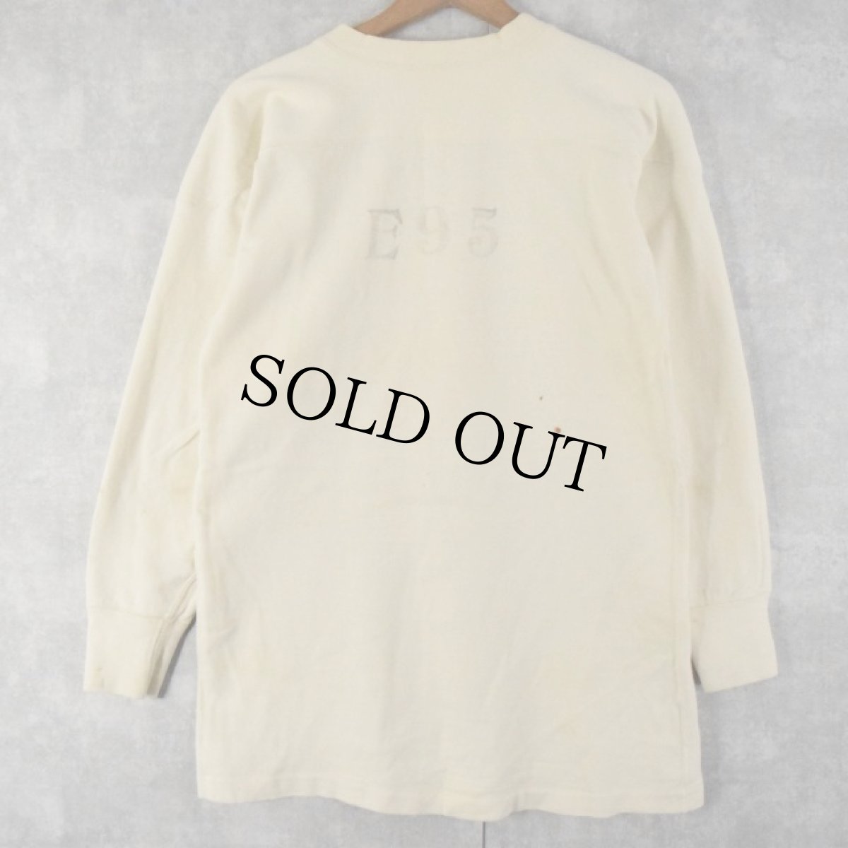 画像2: 40's Champion デカランタグ ステンシル入り フットボールTシャツ 42 (2)