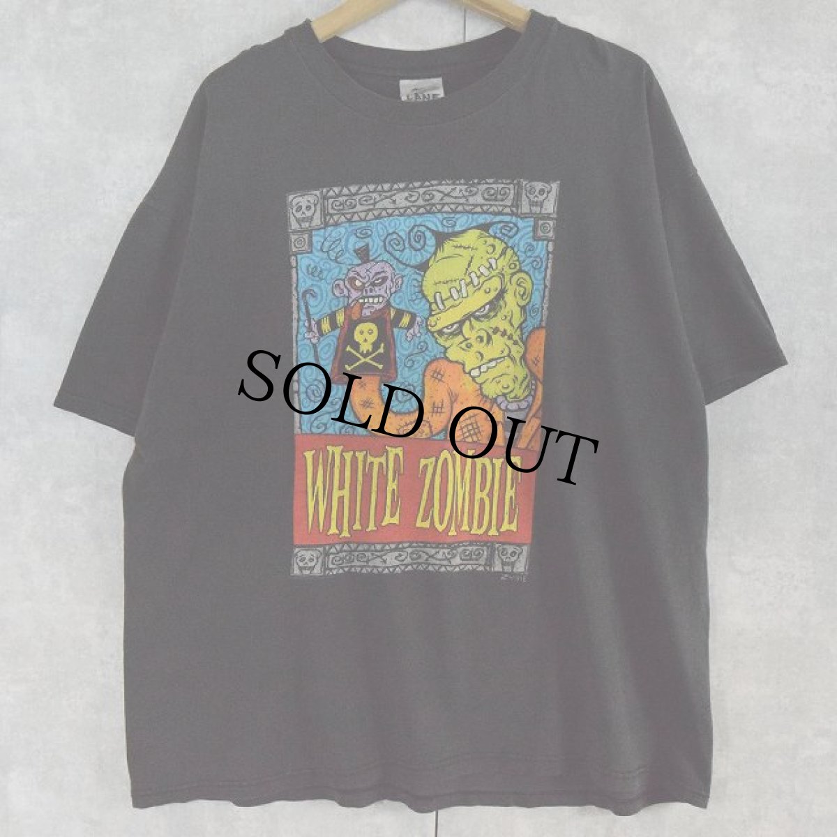 画像1: 90's〜 WHITE ZOMBIE ロックバンドTシャツ XL (1)