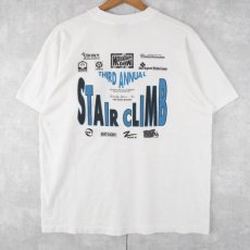 画像2: 90's M.C. ESCHER　Relativity "cystic fibrosis stair climb" アートTシャツ L (2)