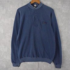 画像1: 90's Patagonia ハーフスナップスウェット L (1)